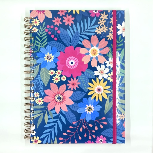 Planner Full Flores Fucsia